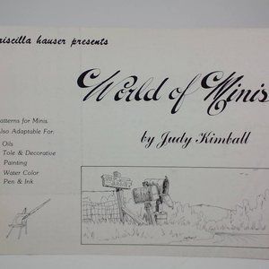 Pricilla Hauser Presents World of Minis' by Judy Kimball 1975 LOT#10